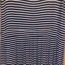 BeachLunchLounge  Navy & White Striped Sleeveless Maxi Dress - size large Photo 3