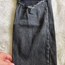 Abercrombie & Fitch Ultra High Rise Distressed Black Mom Jeans Photo 3