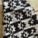 Pull & Bear Black And White Flower Checker Pants Photo 2