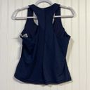 Anne cole NWT  Active Scoop Neck Tank Top Navy Blue Women's M Photo 3