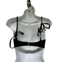 Chelsea28  black tie strap swim top XS Photo 1