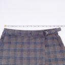 American Eagle  Super Stretch Hi-Rise Skort Wrap Front Mini Skirt Plaid Size 2 Photo 10