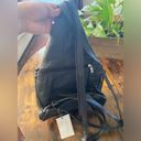 Leather sling backpack NWT Black Photo 3