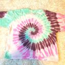 Tailgate  5 Bear oversized Tye Dye Crop Tee Photo 5