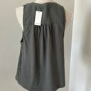 Splendid NWOT  Green Gauze Muslin Cotton Tank Top $118  M Photo 6