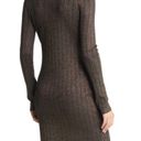 Chelsea28  Metallic Ribbed Long Sleeve Cut Out Mini Dress Size M Photo 1