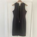 Calvin Klein  Sleeveless Scuba Sheath Dress in Black LBD Size 8 Photo 6