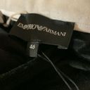 Emporio Armani Velour Casual Pants Black size 10 Photo 3