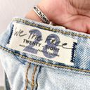 We The Free Free People  Light Wash Denim Skirt Button Fly size 28 Photo 3