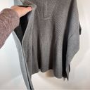 Lane Bryant NWT  Circle Half Zip Grey Knit Sweater Size 14-20 Oversized Photo 3