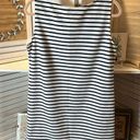 Renee C  Striped Mini Dress Navy and White Photo 5