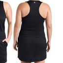 Sweaty Betty  Gaia Yoga Dress Black Size L  Athletic Leisurewear Golf Pickleball Photo 1