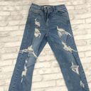 Cello  high waisted ankle length destroyed jeans Photo 2