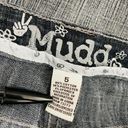 Mudd  Faded Grayish Black Flare Wide Leg Low Rise Bohemian Jeans Juniors 5 Photo 8