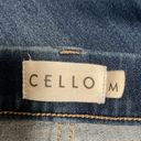 Cello  Jeans Mid Rise Skinny Easy Pull On Jeggings Blue Denim Size Medium Photo 8