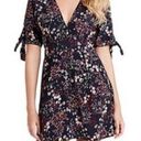 Jessica Simpson  Womens Size S Floral Brooklyn Tie Up Button Mini Dress NWT Photo 0