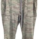 Level 99 Gabrielle Jogger Pants Size Small Camo Linen Tencel Lyocell Mid Photo 3