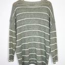 ALLSAINTS  Misty Crewneck Striped Pullover Sweater In Light Gray/Chalk White Photo 3