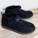 Juicy Couture  black rhimestone jewel ankle furry booties size 7 Photo 4