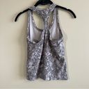 Lululemon  Women’s Gray Snakeskin Cool Racerback Nulu Tank Top 6 Photo 3