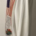 Blair American Flag Front Porch Flower Garden Rocking Chair Snap Front Jacket M Photo 1