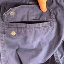 Ralph Lauren Lauren Active By  100% Cotton Navy Blue Cropped Cargo Pants Size 4 Photo 4