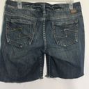 Silver Jeans  Brand Raw Edge Denim Shorts Photo 3