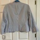 Nine West NWT  size 14 blue and white striped blazer Photo 3