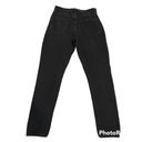 Frame  Denim Jeans 29 Le Original Skinny Black High Rise Banister Road Distressed Photo 4