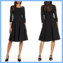 Harper  ROSE Pleated Fit & Flare Black Dress Size 8 Photo 1