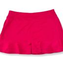 Tommy Bahama  Golf Skort Skirt Pink Peacock Flounce Ruffle Hem Womens Size XL Photo 5