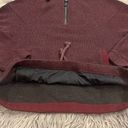 prAna  Hartlie wool blend pullover half zip jacket mulled wine M Photo 8