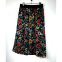 LuLaRoe  Maxi Skirt 3XL Elastic Waist Floral with Grid Design With Lining Photo 5