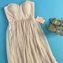 Birdy Grey NWT  Christina Convertible Vintage Blush Pink Tulle Maxi Dress Photo 11