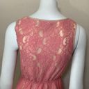 Flying Tomato Anthropologie  Pink Lace Dress Photo 6