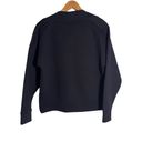 COS  V Neck Sweatshirt Sweater Size Small Navy Blue Oversized Boxy Photo 1