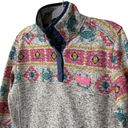 Simply Southern Women's  Sweater Knit Fleece Snap Coastal Western Pullover - S Photo 1