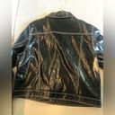 Nine West - black lightweight vegan leather moto jacket size XL preloved Photo 1