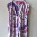 Purple Pink Tie Dye Bodysuit Romper Size XL Photo 0