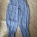 Aerie  light blue soft and cozy flowy joggers size large Photo 1