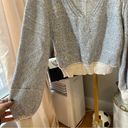 Free People  blue and White sweater Photo 9