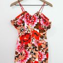 Alice McCALL  Ready Steady Go Mini Dress Floral Scarlet Off the shoulder size 0 Photo 2