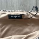 EXPRESS NWOT  L Brown Tweed High Rise Mini Skirt Photo 1