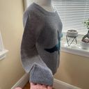 Woolrich  wool blend sweater in frost grey duck design size S Photo 4