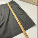 Lafayette 148  Women's Pleated Pockets Skirt A-Line Side Zipper Gray Size 4 Photo 6