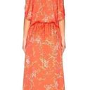 Alexis  Red Cold Shoulder Angia Floral Crepe Maxi Dress Sz S Photo 1