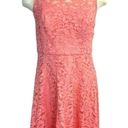 David's Bridal David’s Bridal sleeveless all over lace dress size 8 bridesmaid floral prom Photo 4