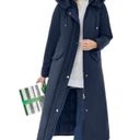 Woman Within NWOT Long Hooded Down Microfiber Parka size L Photo 1