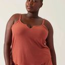 Athleta NWT  Woman’s Wind Down Sleep Cami Color: Muted Red, Sz 2X Photo 0