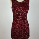 Alice + Olivia  Lyric Red Sequin Dress Photo 0